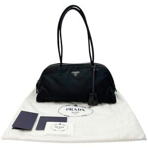 Prada black Tessuto nylon shoulder bag